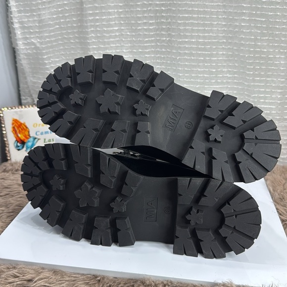 (N6) MIA GABINA - BLACK, platform loafers, women's size 8.5 - Picture 8 of 16